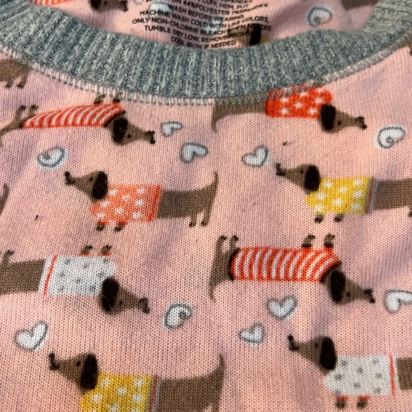 Cuddl Duds Intimates & Sleepwear Cuddl Duds Soft Pink Dog Pajamas